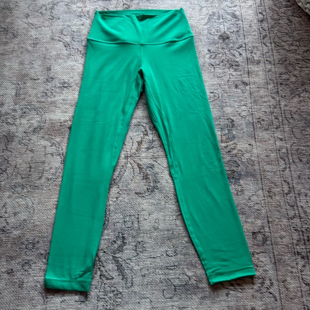 Lululemon Align Leggings Green Size 6.